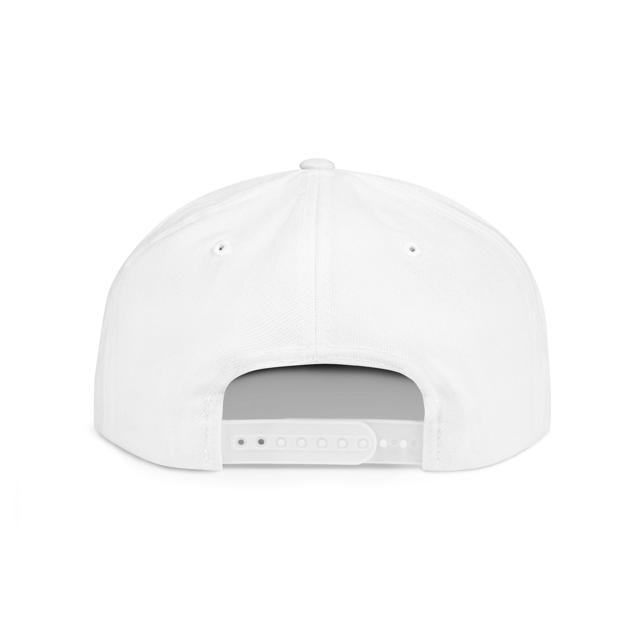 Glitter Graphic Flat Bill Snapback Hat