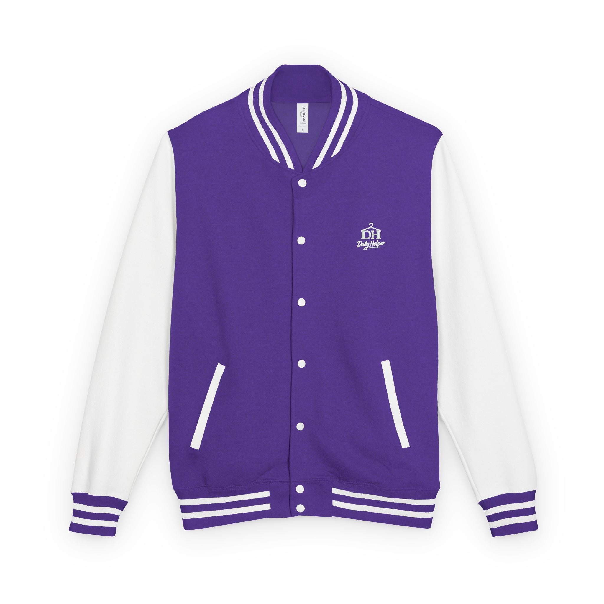 Woman Heavyweight Letterman Jacket - Stylish Sportswear for Everyday Comfort