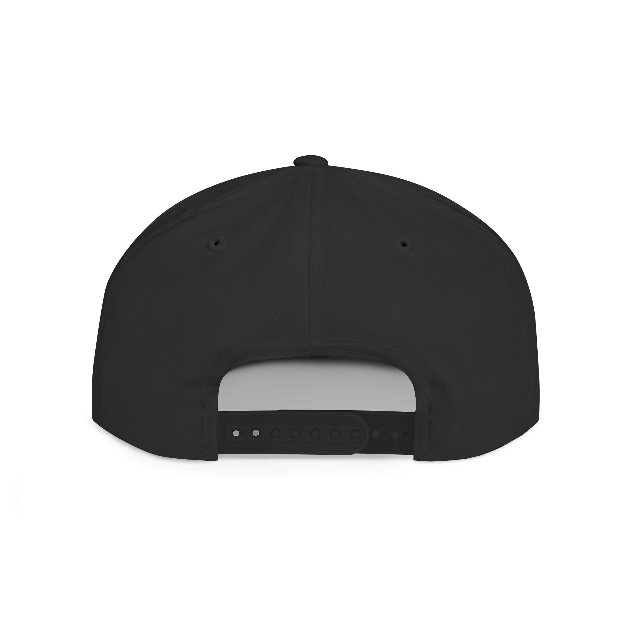 Glitter Graphic Flat Bill Snapback Hat