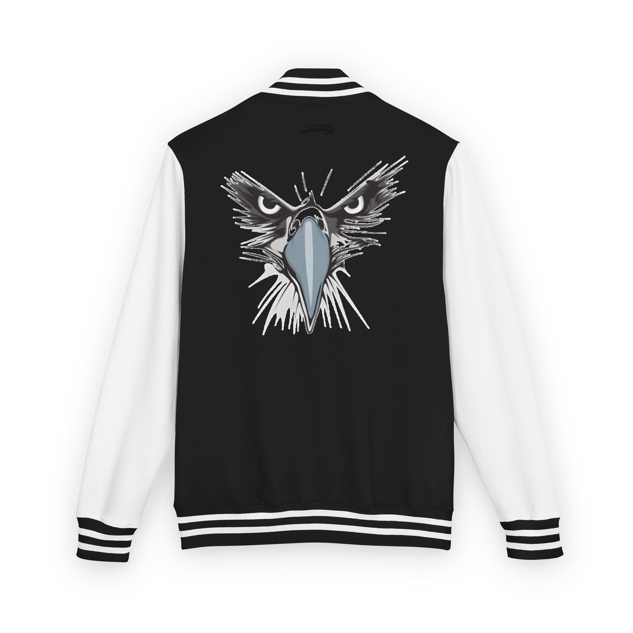 Bold Eagle Graphic Men Heavyweight Letterman Jacket