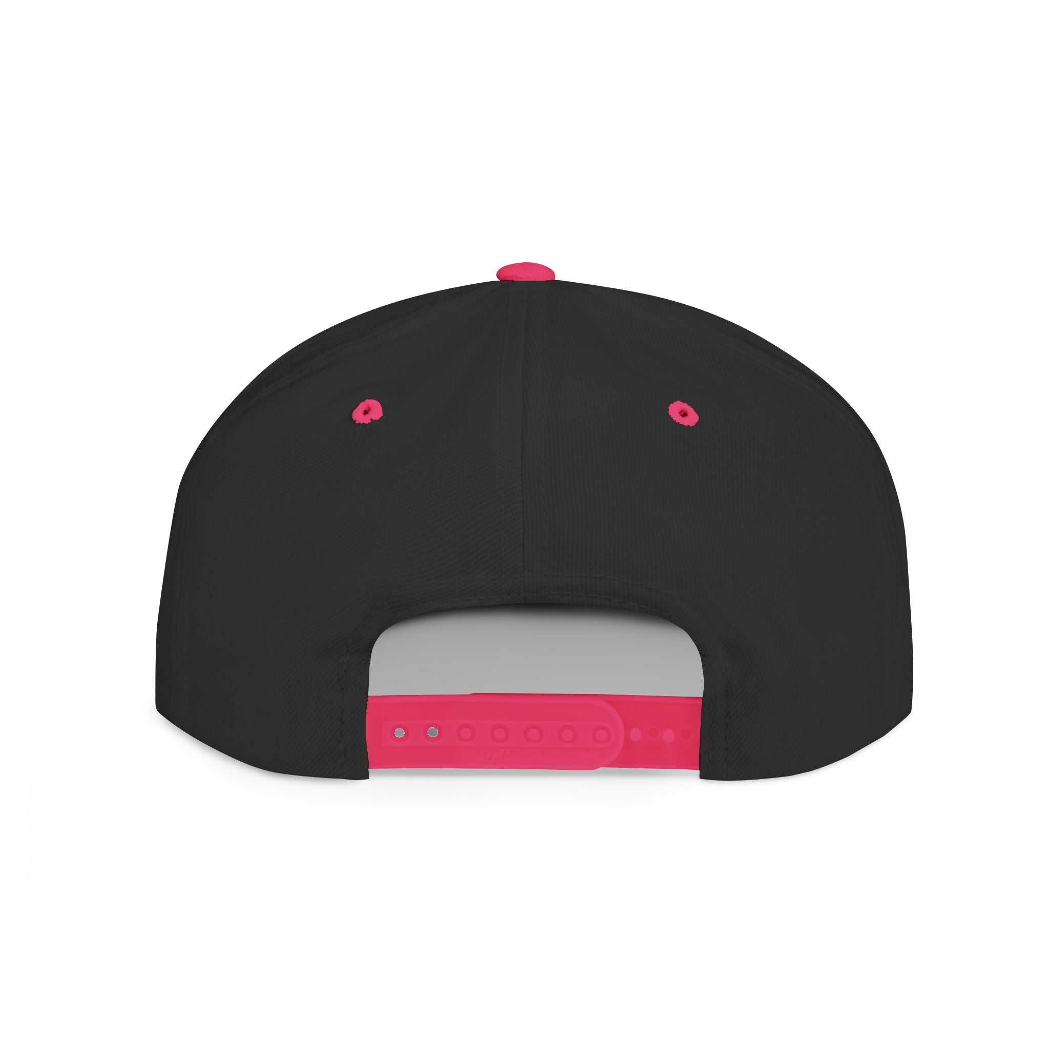 Glitter Graphic Flat Bill Snapback Hat