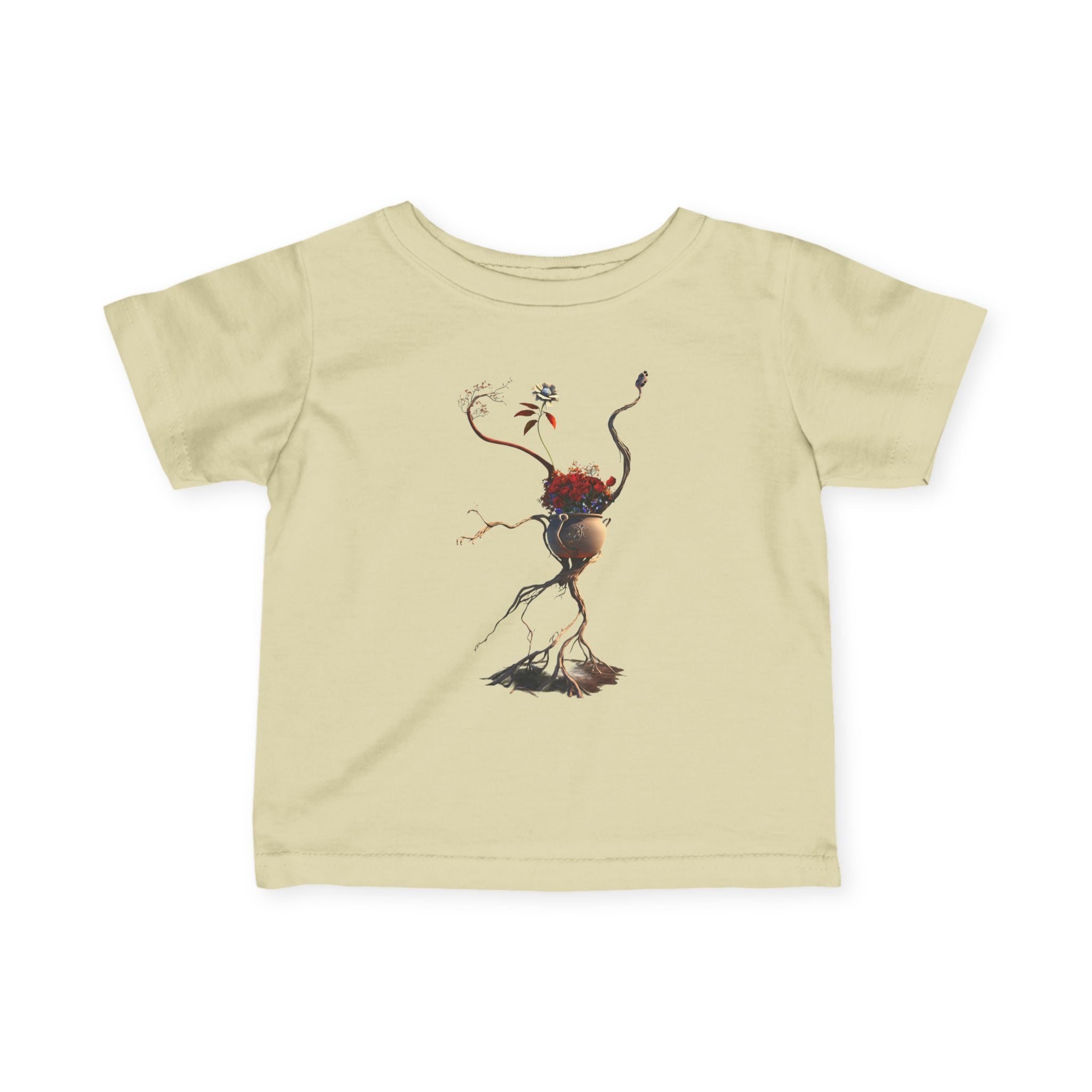 Whimsical Infant Tee with Nature-Inspired Design