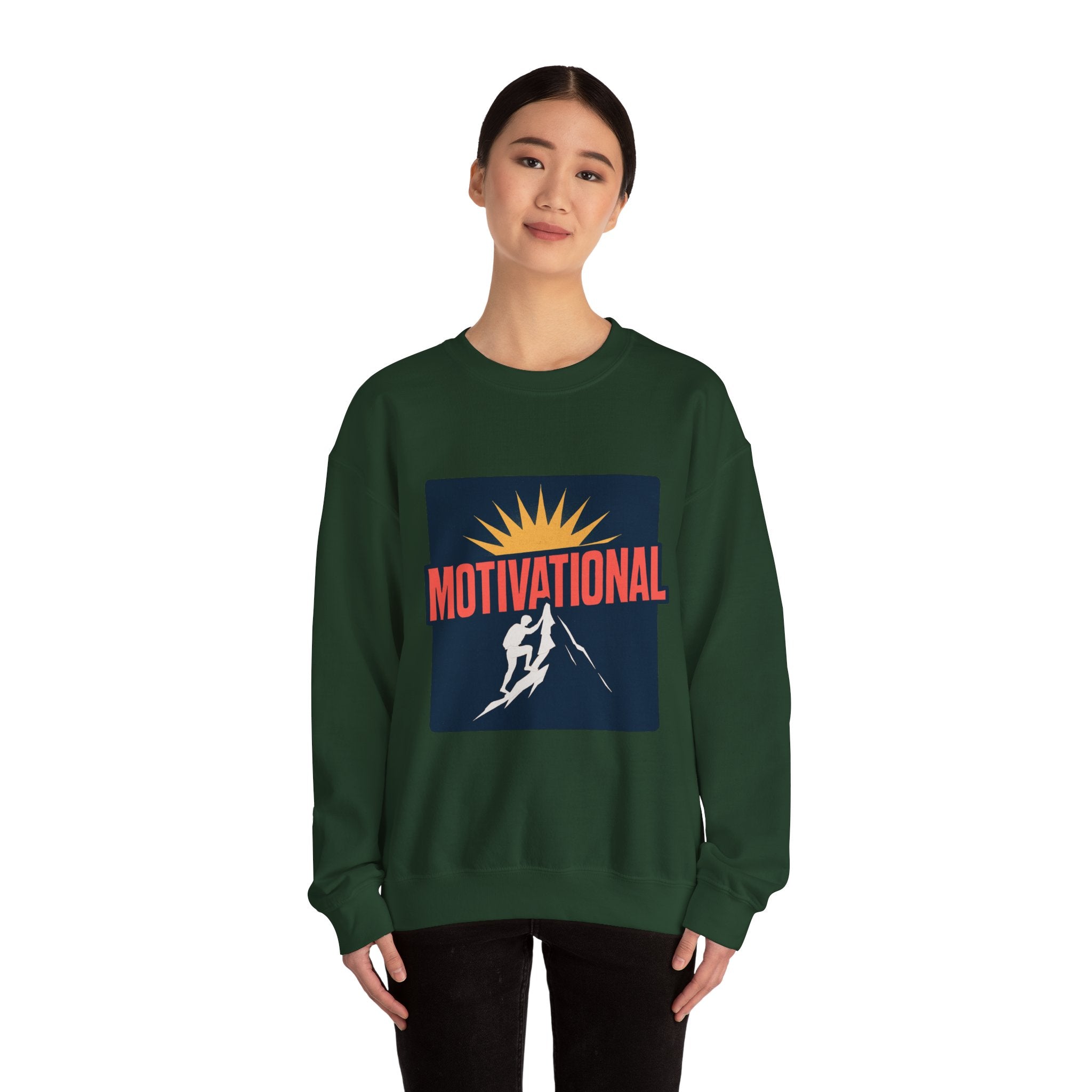 Motivational Adventure Crewneck Sweatshirt