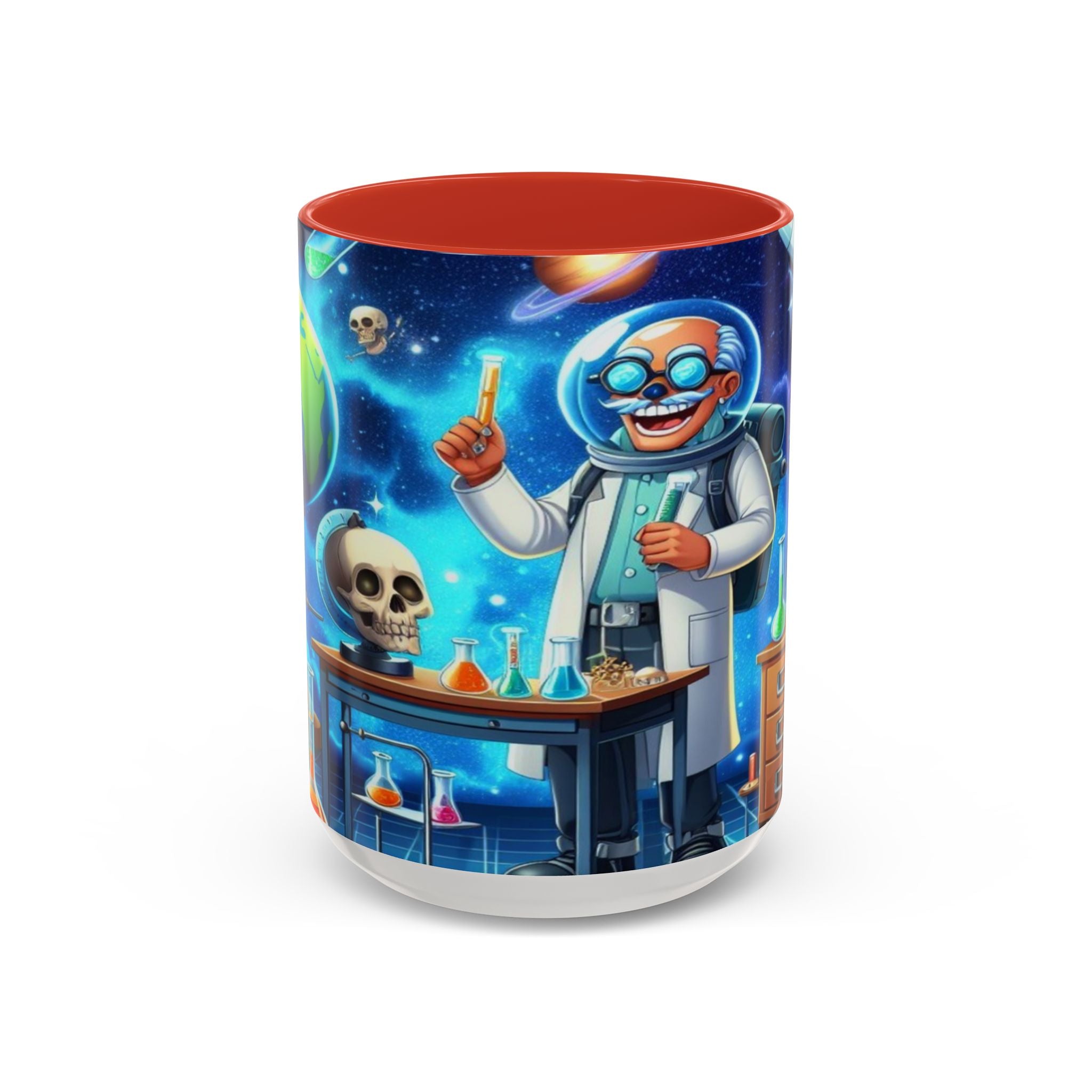 Scientist Themed Accent Coffee Mug - Perfect for Science Lovers