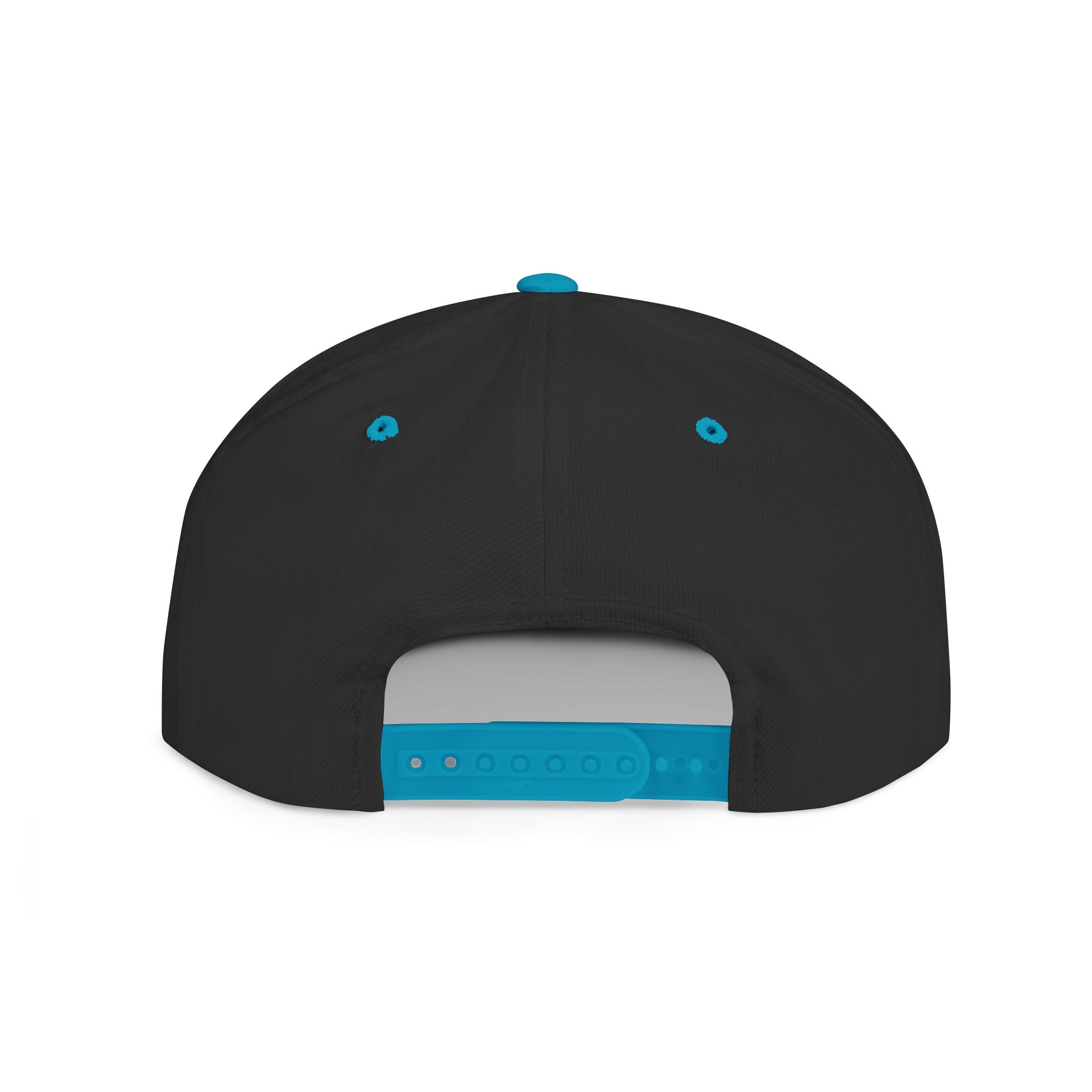 Glitter Graphic Flat Bill Snapback Hat