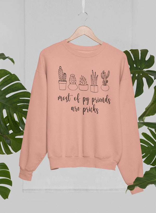 Most Of My Friends Are Pricks Sweat Shirt