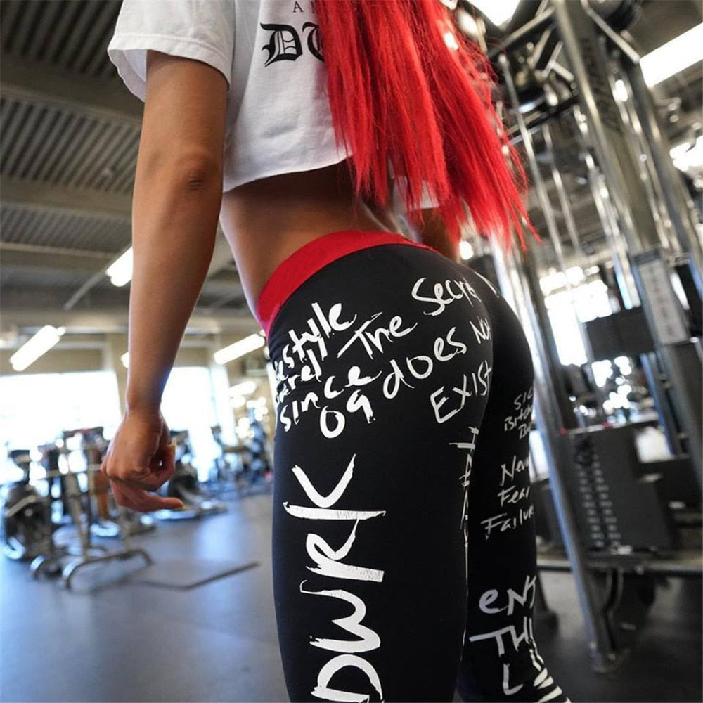 Women's Slim Fitness High Waisted Leggings Gym Running Workout Pants