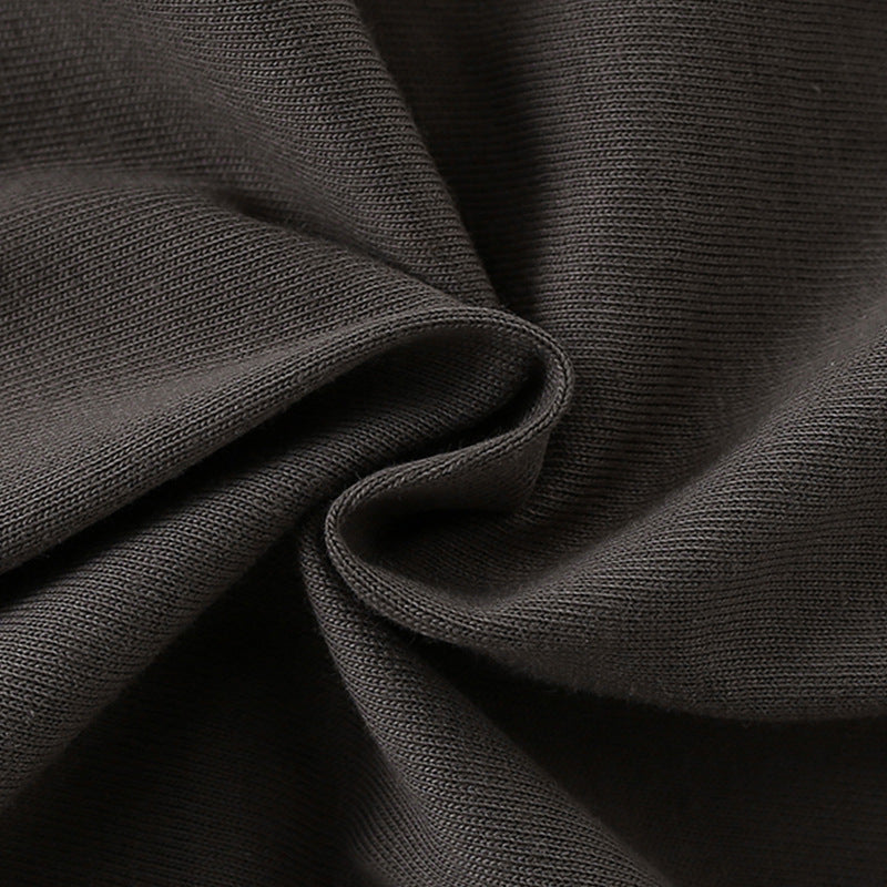 Girls Cartoon Rabbit Letter Pattern Short Sleeve T-shirt