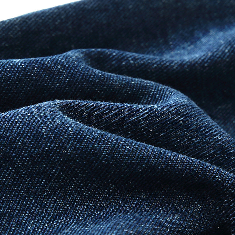 Cartoon Pattern Autumn Denim Pants For Kids Girls